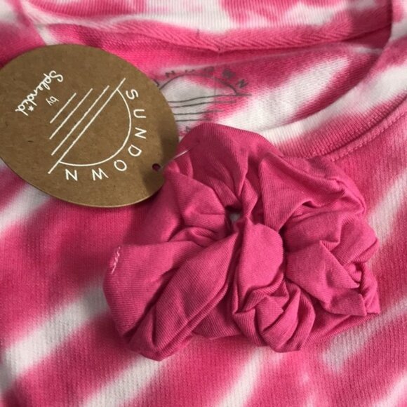 Sundown By Splendid Jada Tie Dye Sweatshirt In Jasmine - Picture 3 of 3